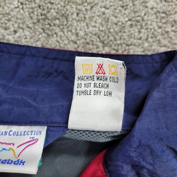 VTG Reebok Greg Norman Golf Windbreaker Mens XL Colorblock Vented Graphic Shark - Picture 5 of 14